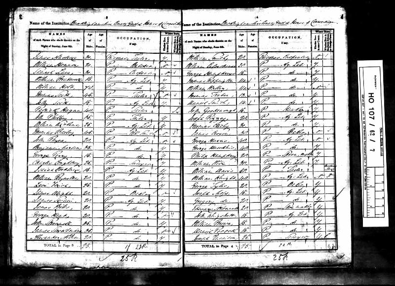 Rippington (Thomas 1825) 1841 Census